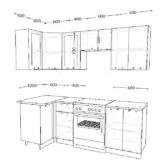 Кухня угловая Атлант У02 фото 12
